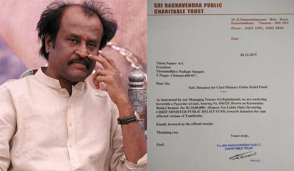 Rajini-donate-Rs.10lakhs-for-Flood-relief-fund