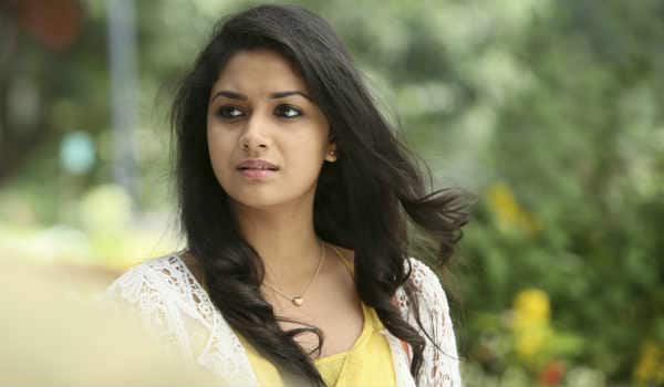 keerthi-suresh-totally-gone-out-off-the-movie-pambu-sattai