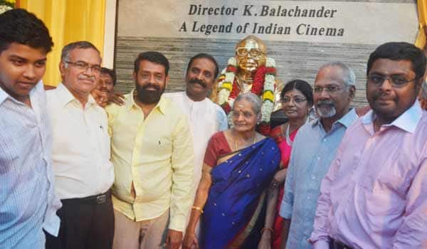 director-k.balachander-statue-opened