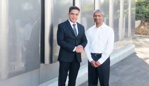 Kamal-Haasan-meets-Bloom-Energy-CEO-in-US
