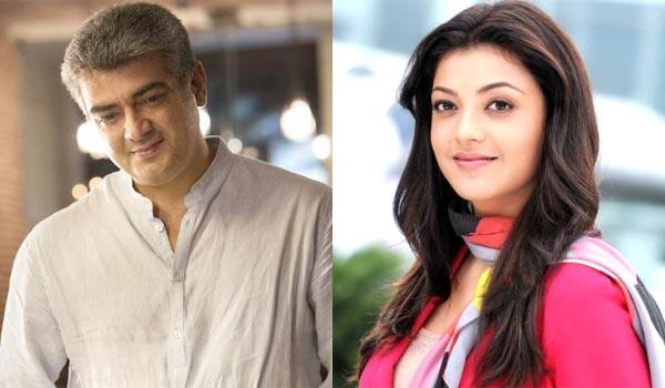 Kajal-agarwal-first-time-acting-with-Ajith