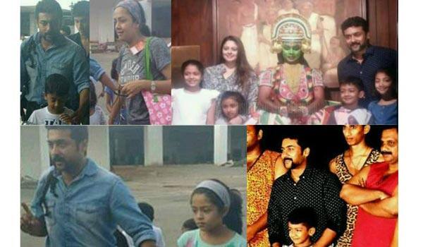 Suriya-visits-to-kerala-with-family