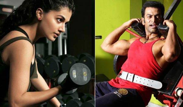 tapsee-to-work-out-for-her-next-movie-with-prithivi-raj