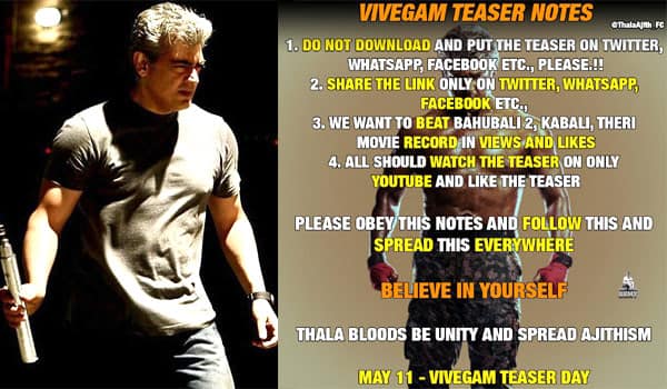 Ajith-fans-rules-to-Vivegam-teaser