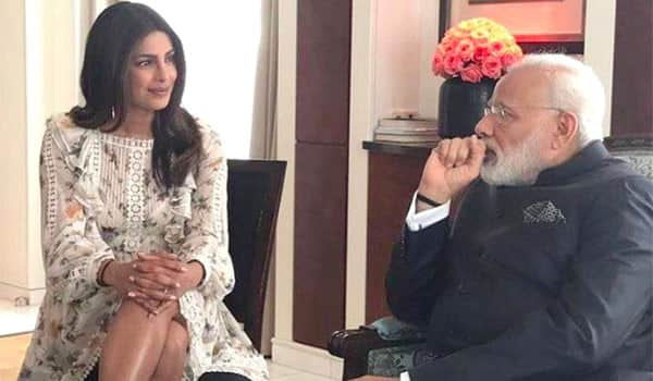 Priyanka-chopra-met-with-PM-becomes-controversy