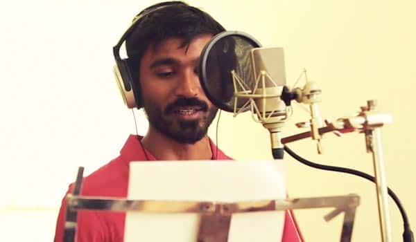 Dhanush-sing-for-Vijay-yesudas-film