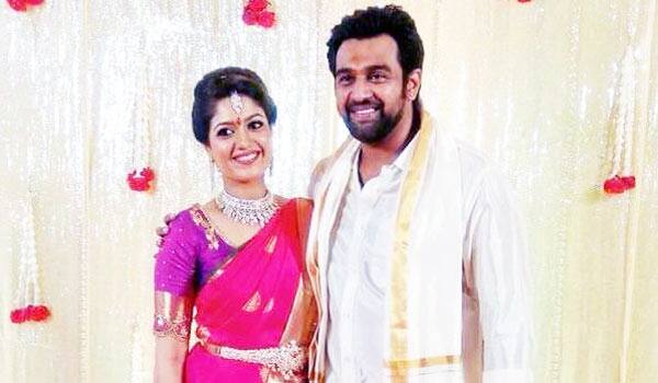 Meghna-Raj-engaged-with-Kannada-Actor