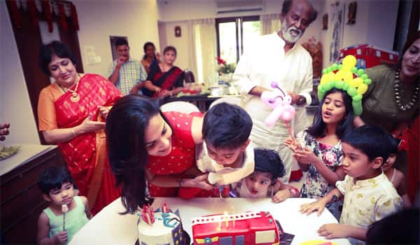 Rajini-celebrate-his-Grandson-Birthday
