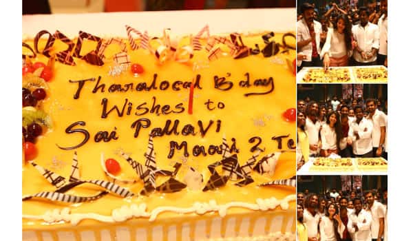 Sai-Pallavi-celebrate-birthday-in-Maari-2-set