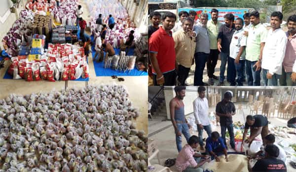 Dhanush-and-fans-helping-to-Gaja-cyclone-affected-people