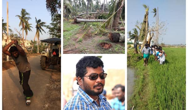 San-antonio-tamil-sangam-helps-to-Gaja-cyclone-affected-people-with-director-Sargunam