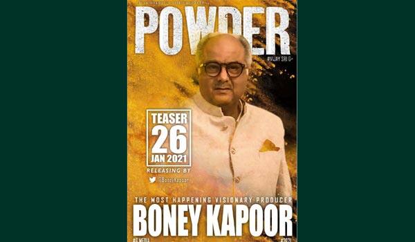 Ajith-Fans-angry-boney-kapoor-releasing-Powder-teaser