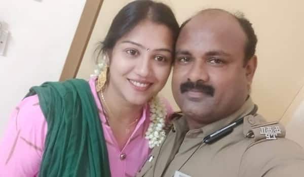 Sundara-Travels-Actress-Radha-complaint-against-Police-SI
