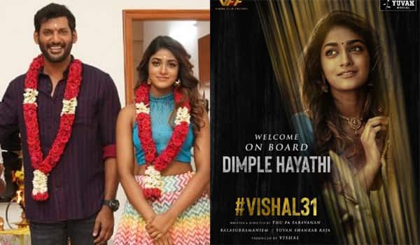 Dimple-Hayathi-to-pair-with-Vishal