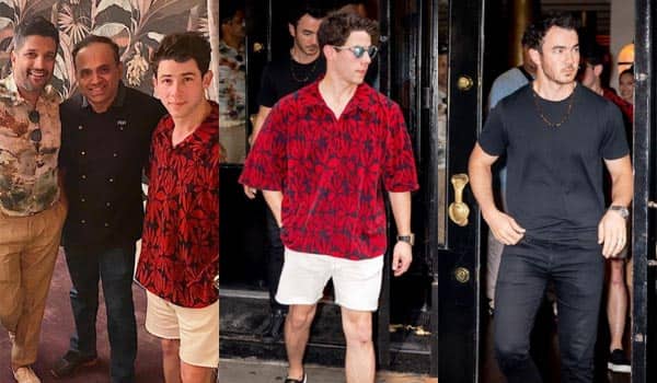 Nick-jonas-visit-his-wife-restaurant-with-brother