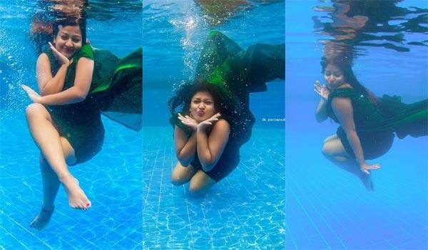 Rhema-ashok-photoshoot-under-water