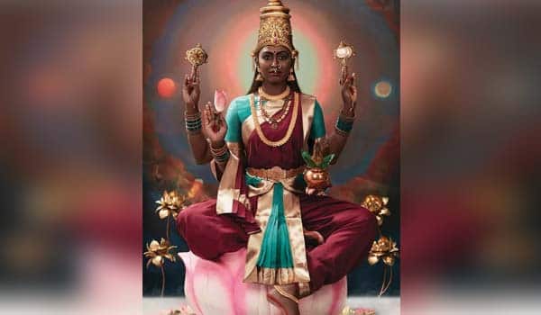 Bigg-Boss-5-Suruthis-photo-as-black-goddess-Lakshmi-goes-viral