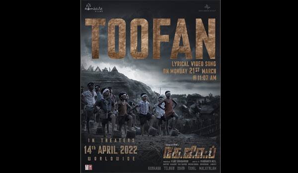 KGF-2-:-Toofan-song-releasing-on-March-21