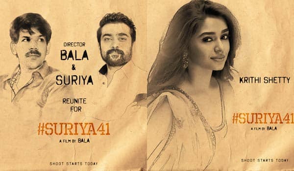 Suriya---Bala-film-begins-:-KrithiShetty--joints-as-heroine