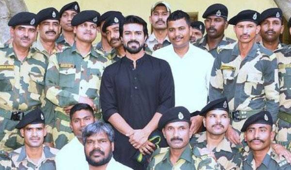 Ramcharan-give-treat-to-soldiers