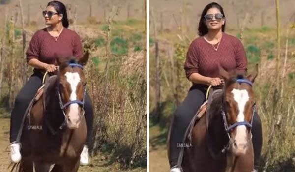 Maheswari-horse-riding
