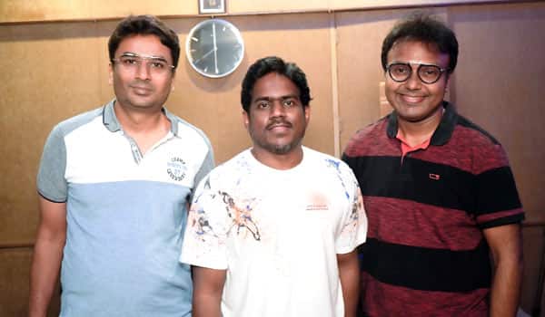 Yuvan-sing-song-for-Captain-movie-in-Imman-music