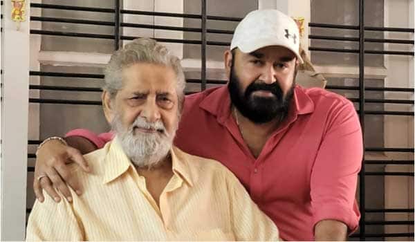 Mohanlal-meets-actor-Madhu-on-Father's-Day