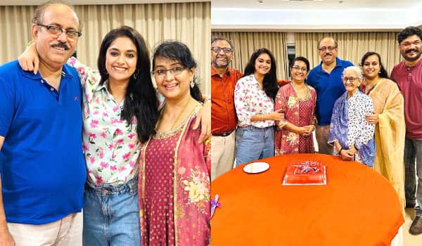 Keerthy-Suresh-celebrated-her-parents-birthday