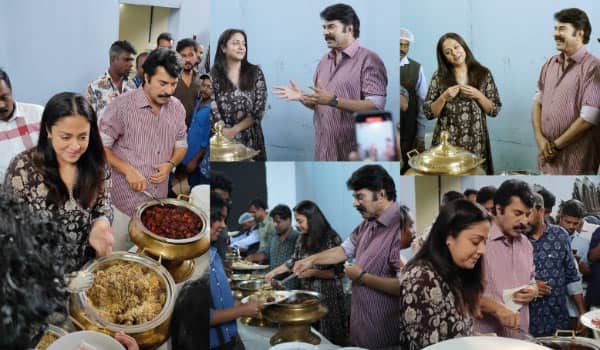 Kadhal-The-Core-shooting-wrap-megastar-mammootty-hosted-a-lunch-for-the-cast-and-crew