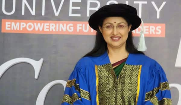 Actress-gautami-conferred-with-an-Honorary-Doctorate