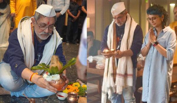 Aamirkhan-performed-pooja-with-ex-wife