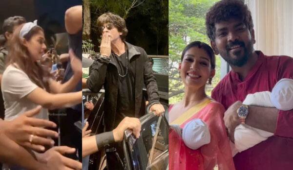 Shahrukh-khan-visits-to-Nayanthara-house-and-see-their-children