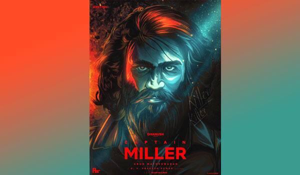 Dhanush-shares-Fan-made-Captain-miller-poster