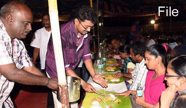 World-hungry-day-:-Vijay-to-provide-food-on-that-day