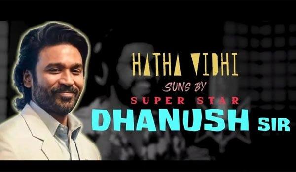 Dhanush-sing-a-song-'Hatha-Vidhi'-for-Miss-Shetty-Mr-Polishetty-movie