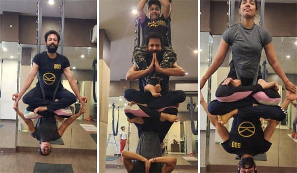 Deepak-did-yoga-hanging-upside-down-on-the-rope!