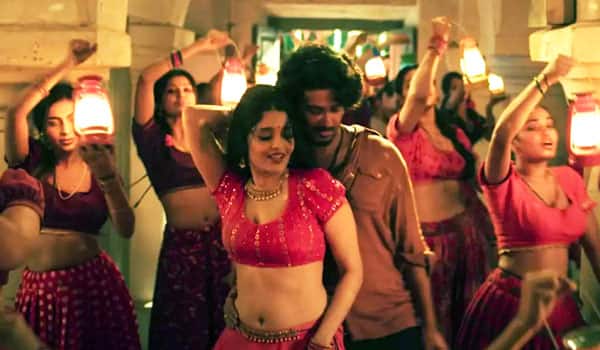 Rithika-singh-glamour-dance-in-Dulquer-movie