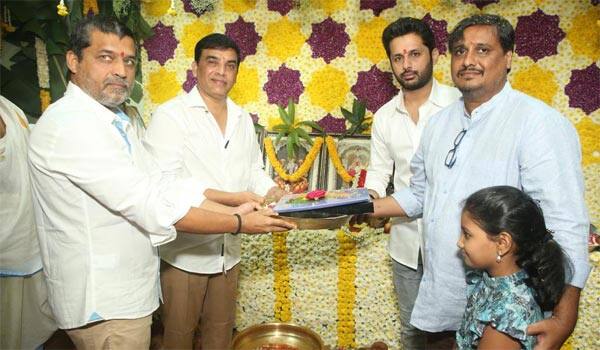 Thammudu-Movie-Starring-Nithin-Produced-By-Dil-Raju-Starts-With-Formal-Pooja