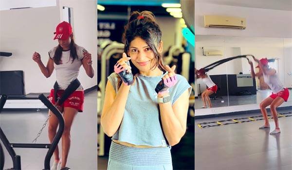Vijayalakshmi-posted-a-video-of-her-working-out-in-the-gym!