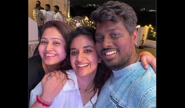 Keerthy-Suresh-threw-a-party-for-friends