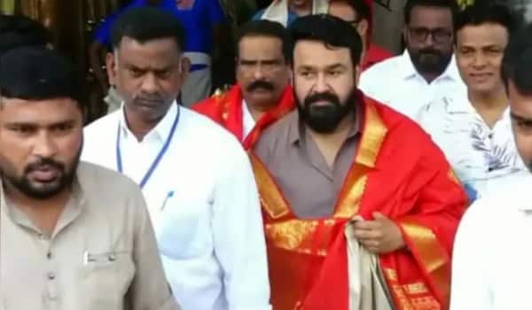 Mohanlal-who-visited-to-Tirupati