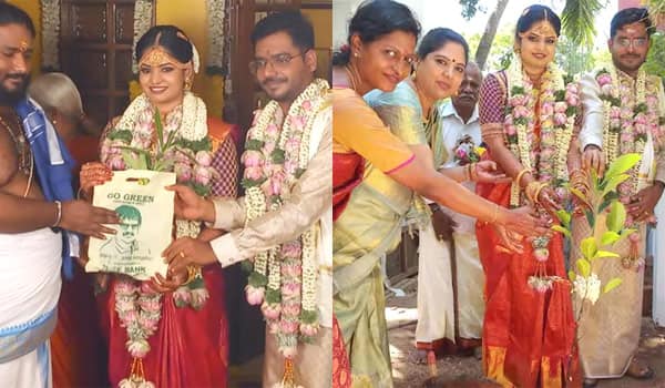 Daughter-Tejaswini-who-fulfilled-father-Viveks-dream-in-marriage