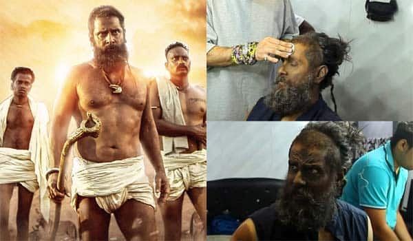Vikram-puts-on-makeup-for-four-hours-on-Thangalaan